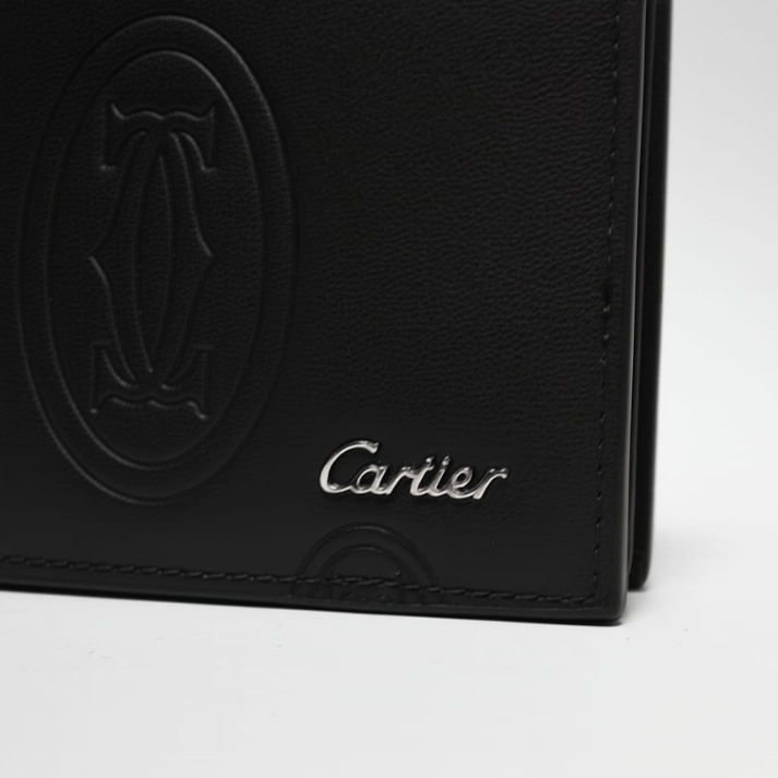 Cartier Black Leather Wallet