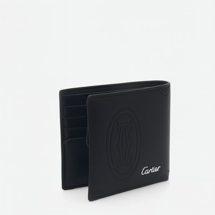 Cartier Black Leather Wallet