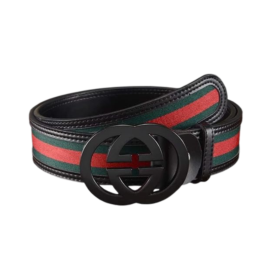 Gucci GG Buckle Leather Belt