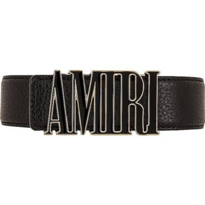 Amiri Core Logo Buckle Black Belt