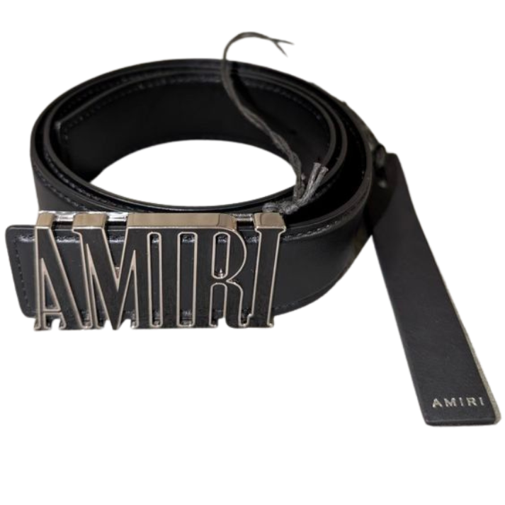 Amiri Core Logo Buckle Black Belt
