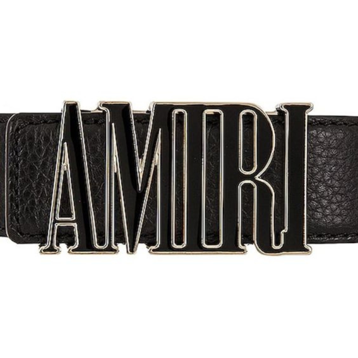 Amiri Core Logo Buckle Black Belt
