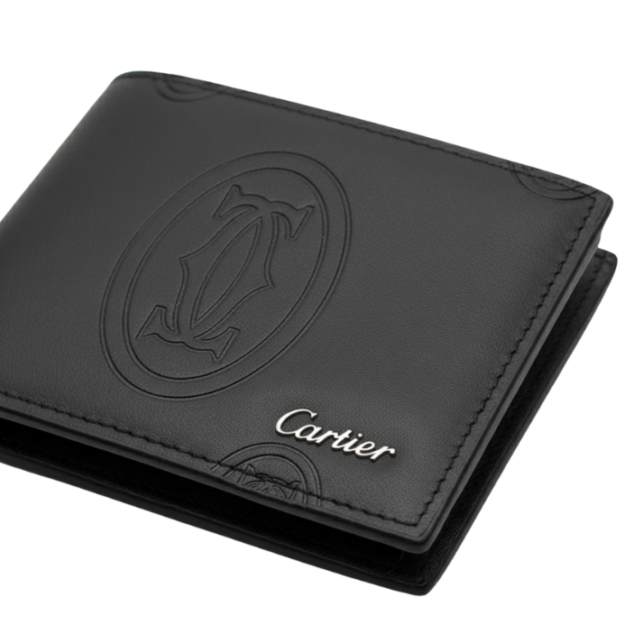 Cartier Black Leather Wallet