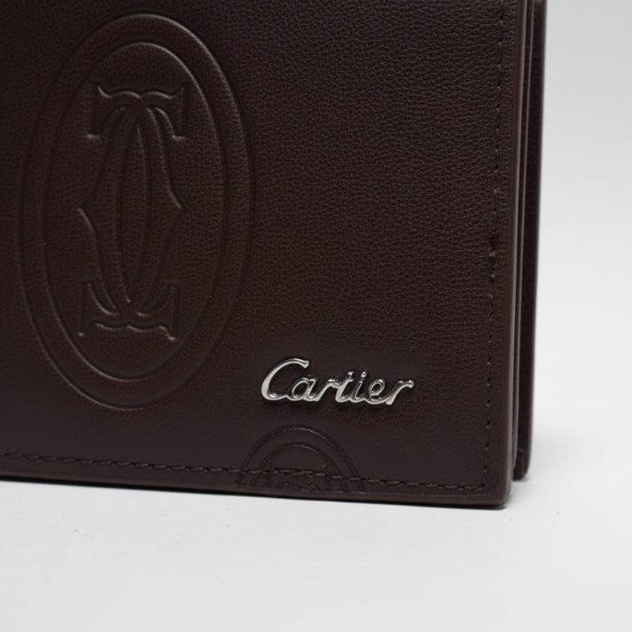 Cartier Brown Leather Wallet