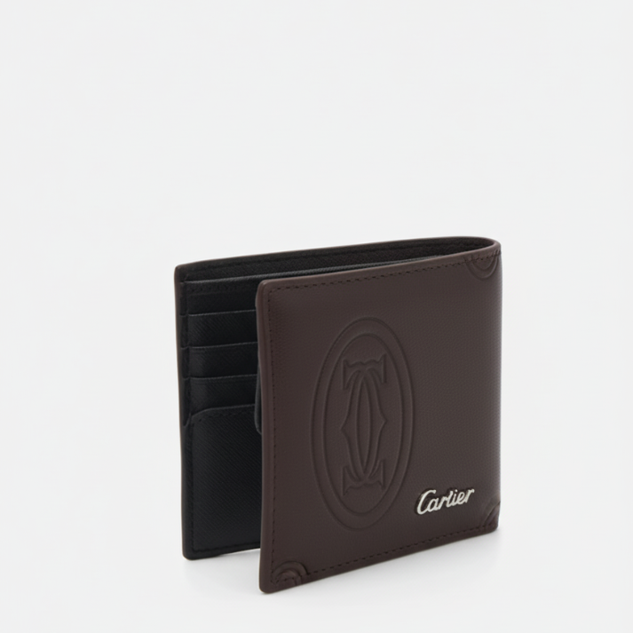 Cartier Brown Leather Wallet