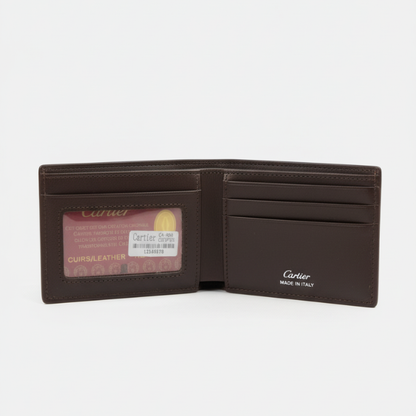 Cartier Brown Leather Wallet